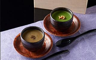 玄米茶とほうじ茶の生チョコレート